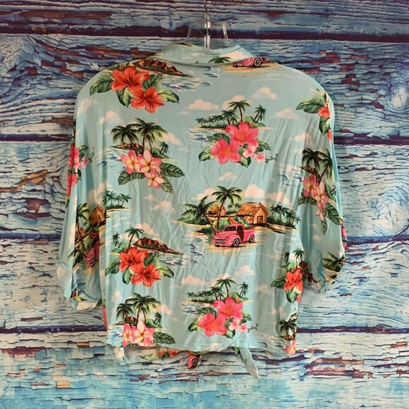 Harlow Floral Button Down Blouse - Picture 4 of 6
